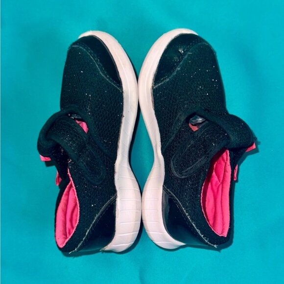 Black and Pink Kids Shoes - Picture 3 of 3